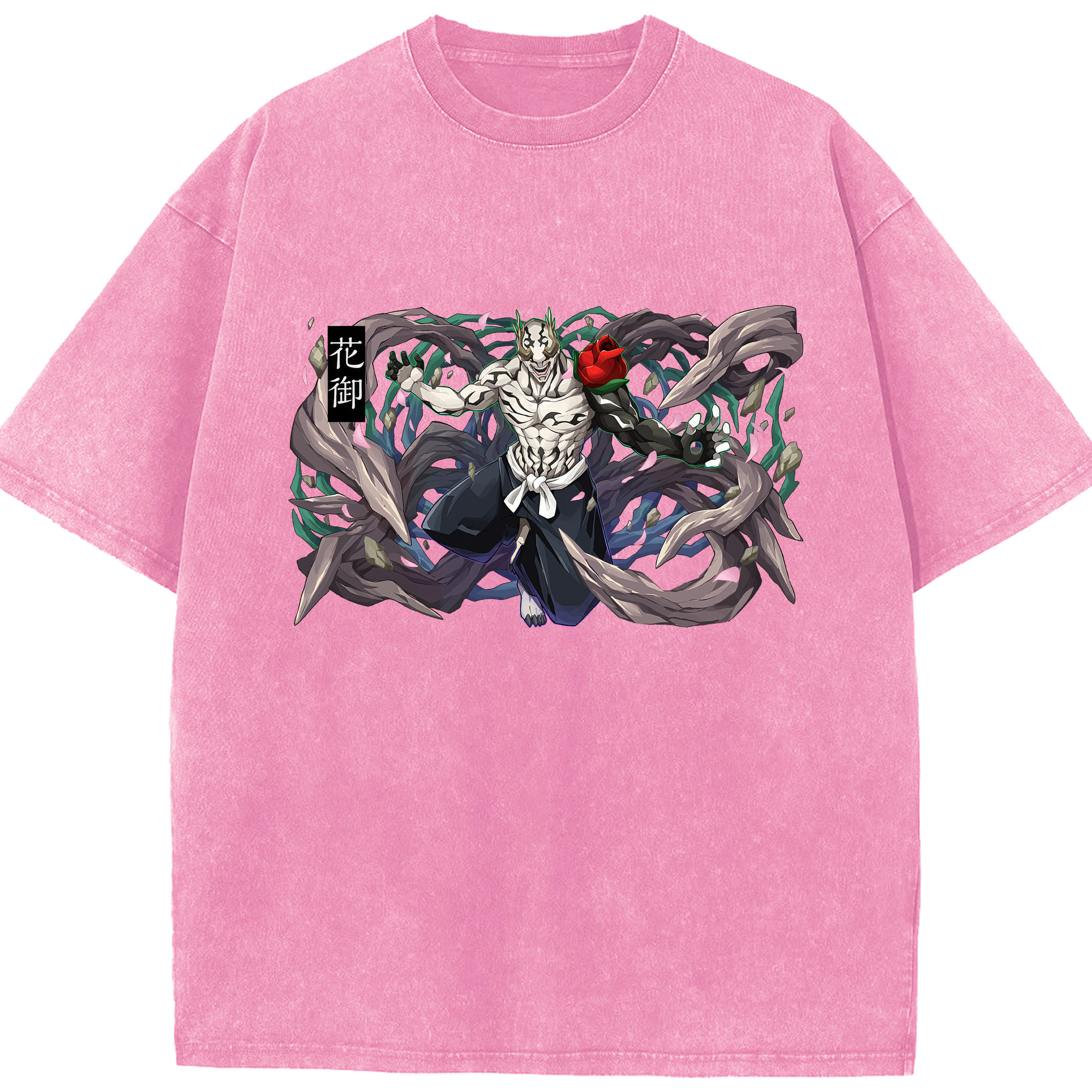 （画像用） 呪術廻戦 Jujutsu Kaisen 綿100% ヴィンテージ風 半袖Tシャツ（フロントプリント）